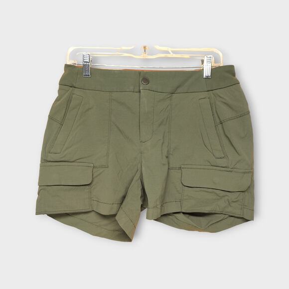 Athleta Pants - Women Athleta Shorts Green Trekkie Bermuda Hiking Olive Hiking Trail Casual Sz 8